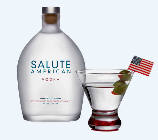Salute American Vodka Launches Across the Country Charitable Spirit Gives $1 a Bottle Sold to Nonprofits that Support Veterans and Other American Heroes